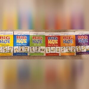 Big Nate comic series books (1-6)